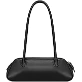 Trendy Swing Zip Shoulder Bag Women Vegan Leather Small Purse Mini Vintage Hobo Handbag for Work Daily Use