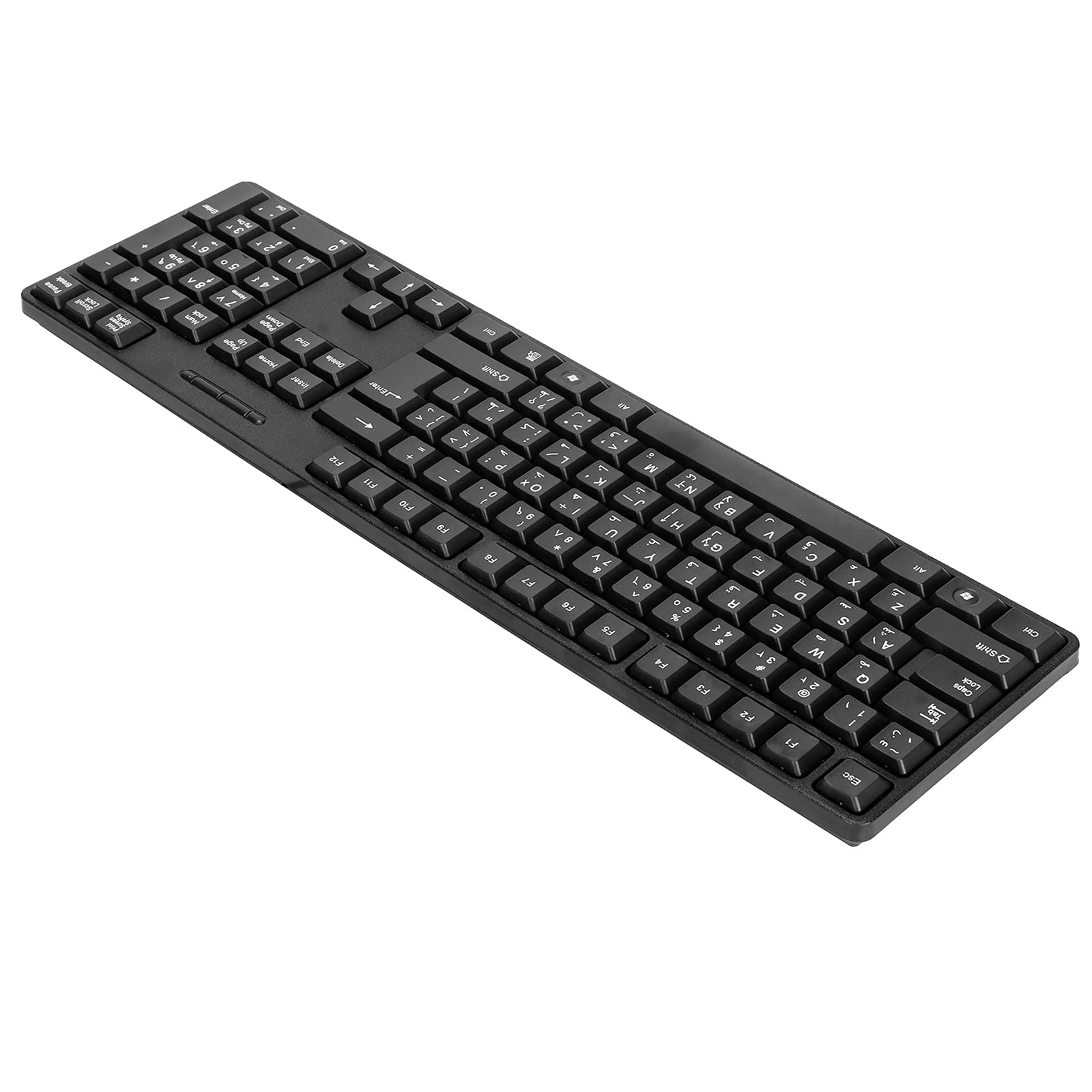 SUNGOOYUE Computer Keyboards Ergonomic Design USB Wired Arabic English Mechanical Keyboard for PC Laptops