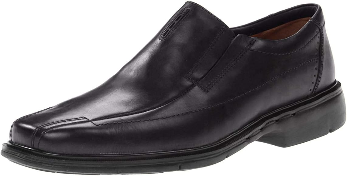 clarks mens black dress shoes