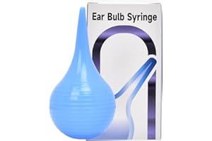 KAUGIC Rubber Squeeze Bulb Ear Syringe Ball Laboratory Tool 60ML