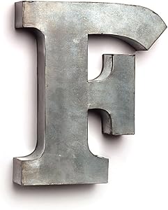 The Country House Collection Tin Letters (F)