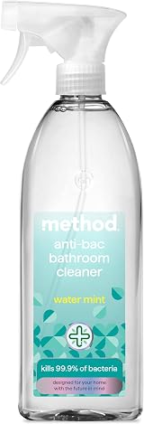 Method Antibacterial Bathroom Cleaner Spray Refill 828ml Water Mint view 1