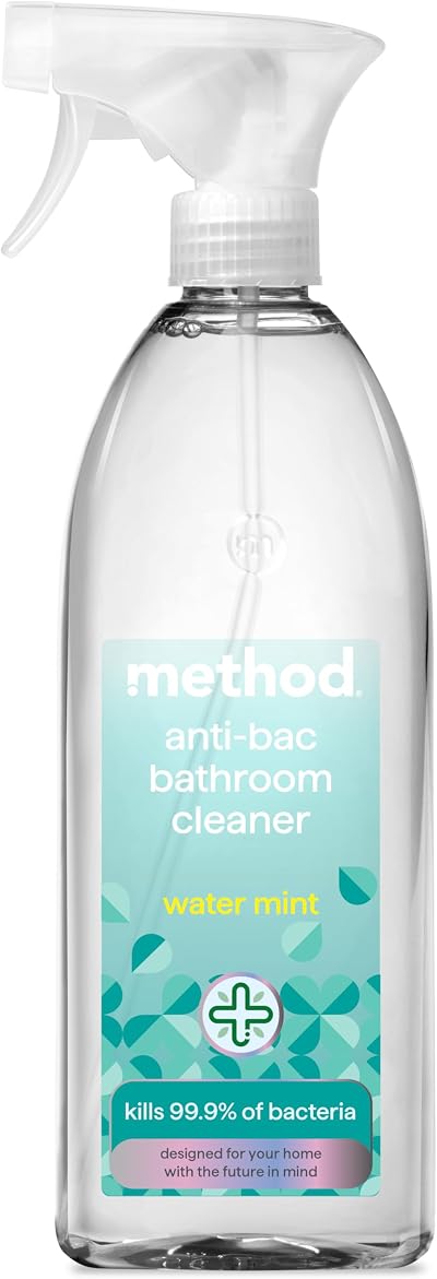 Method Antibacterial Bathroom Cleaner Spray Refill 828ml Water Mint