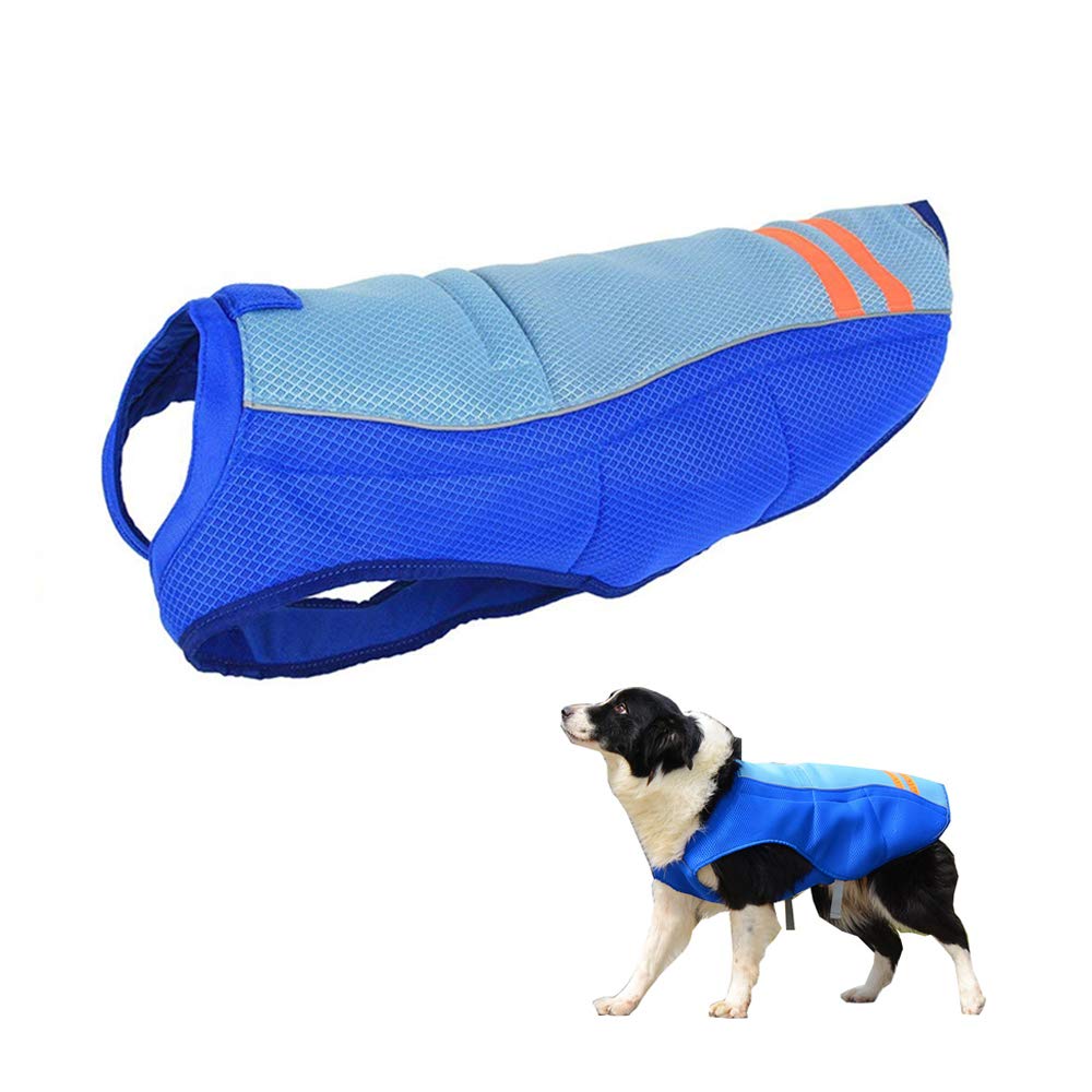 Which Is The Best Og Cooling Vest Swamp Cooler Jacket For Dogs Blue L