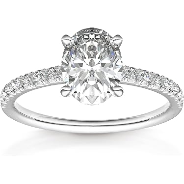 Anillo De Boda Solitario De 1.0 Quilate, Mujer, Acero Inoxidable, Talla 5 A 11, Moderno Y Brillante