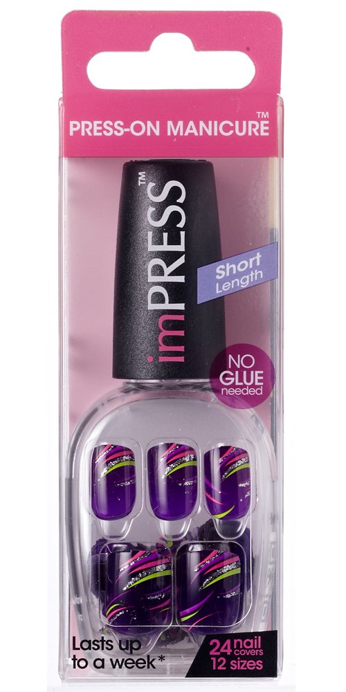 Kiss Products Hottie False Nail, 24 Count Impress Nails
