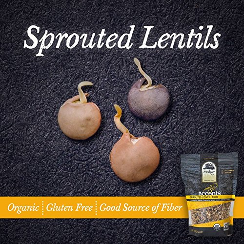 Truroots Sprouted Lentil Trio, Organic, 8-Ounce