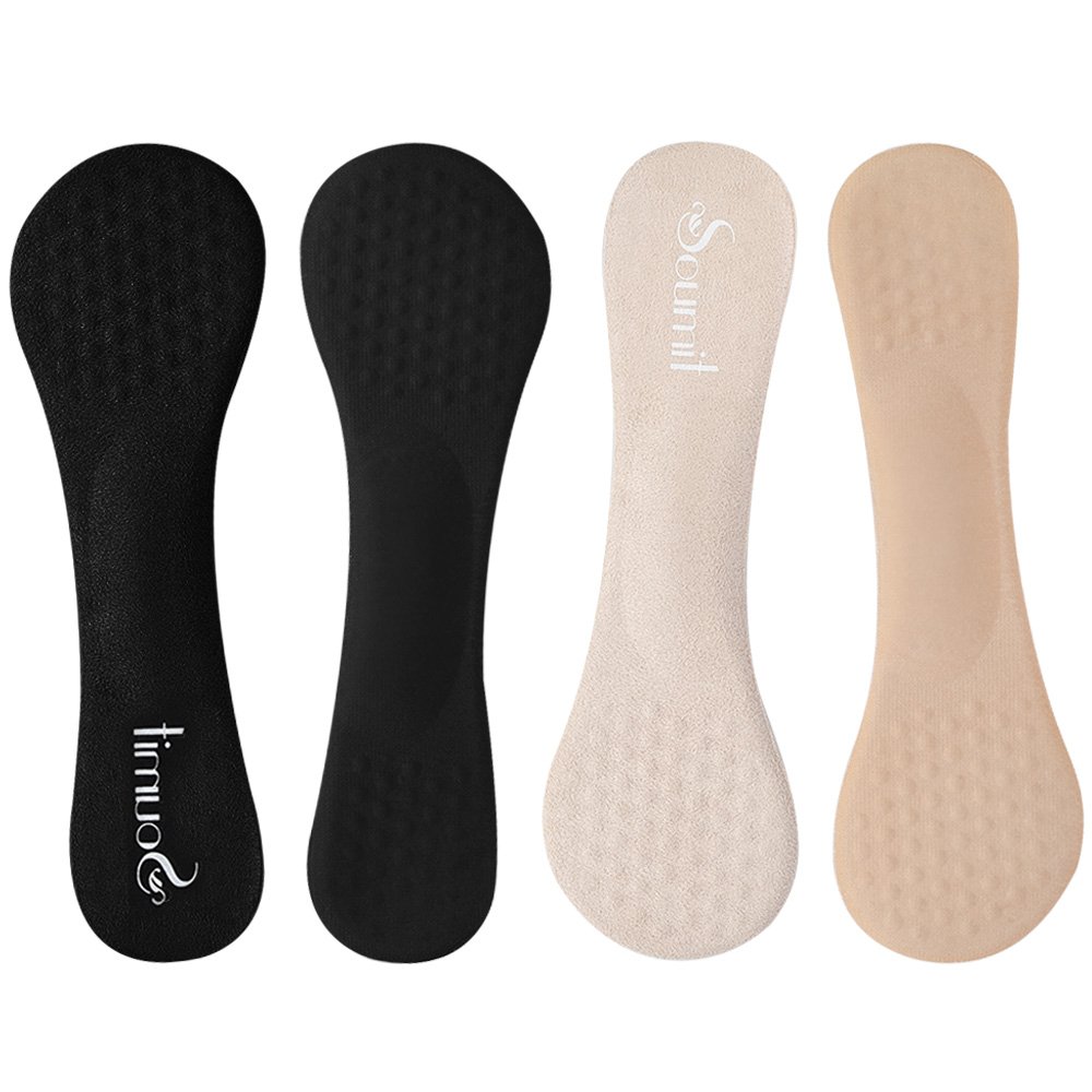 Soumit Insoles for Women, Arch Support Insoles, Shoe Heel Cushion Pads, Self-Adhesive Gel Comfort Insoles for high Heels