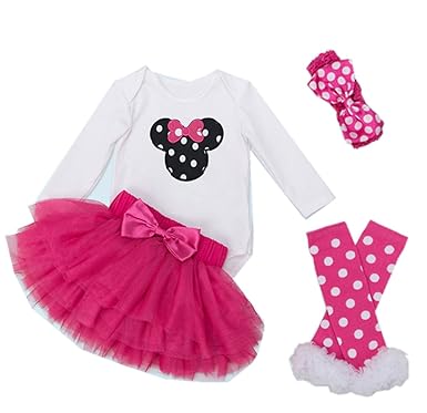 Winmi Baby Girls 1st Birthday Tutu Outfit Newborn Party Dress