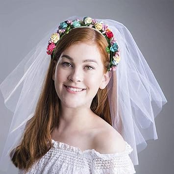 Amazon Com Aukmla Bride Party Headband Hen Party Crown Headpiece
