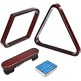 MoyanSuper Solid Wood Pool Ball Triangle Rack, Pool Table Ball Holder Positioning Rack,2-1/4" Pool Ball Rack