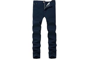 WULFUL Men's Slim Fit Skinny Stretch Comfy Denim Jeans Pants