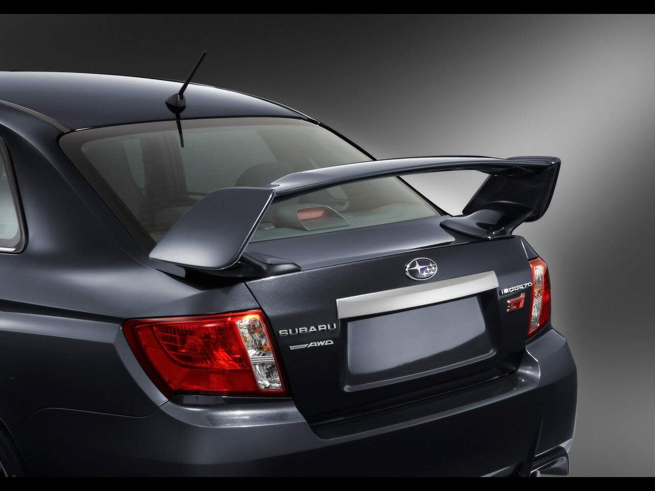 Amazon Subaru 正規品 Usスバル インプレッサ 11 14年 G4に適合リアスポイラー マリンブルー リアスポイラー 車 バイク