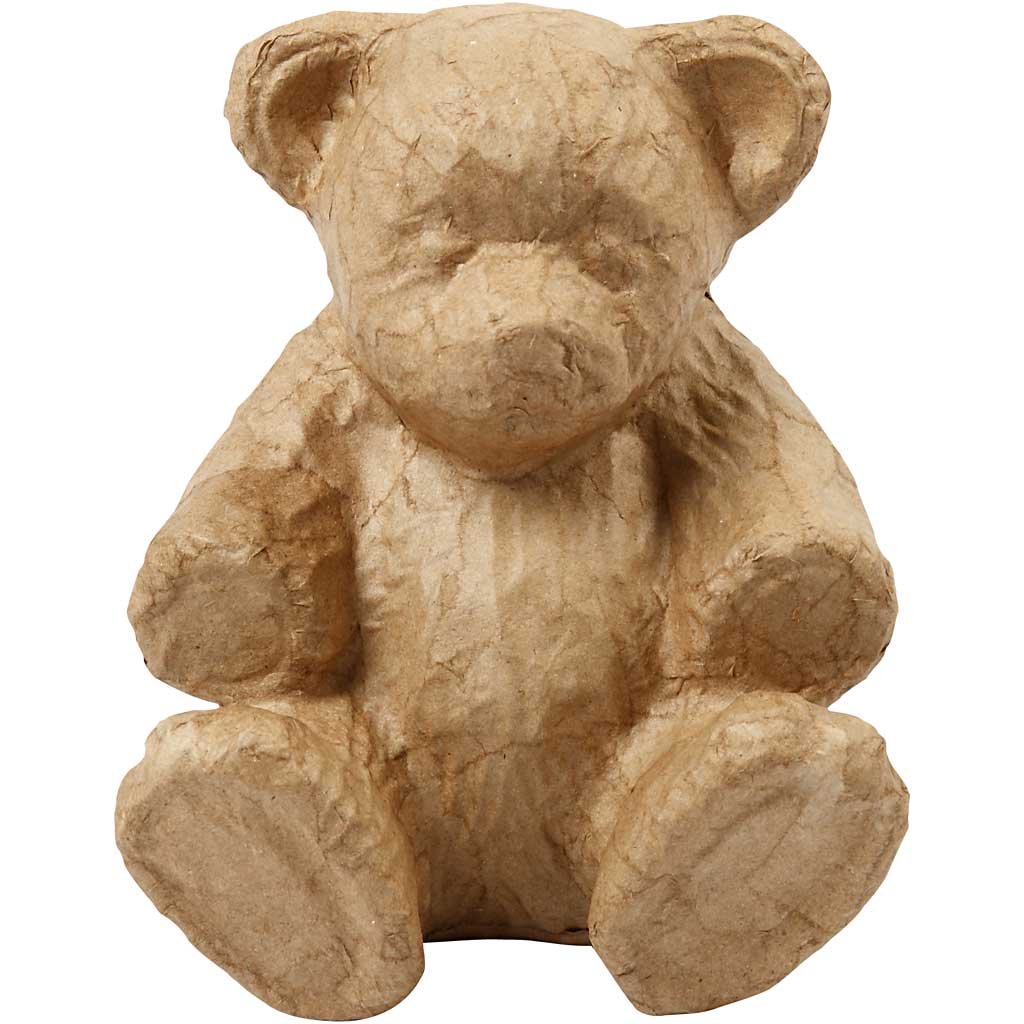 Creativ 50727 Paper Mache Teddy 18 x 15 cm, brown