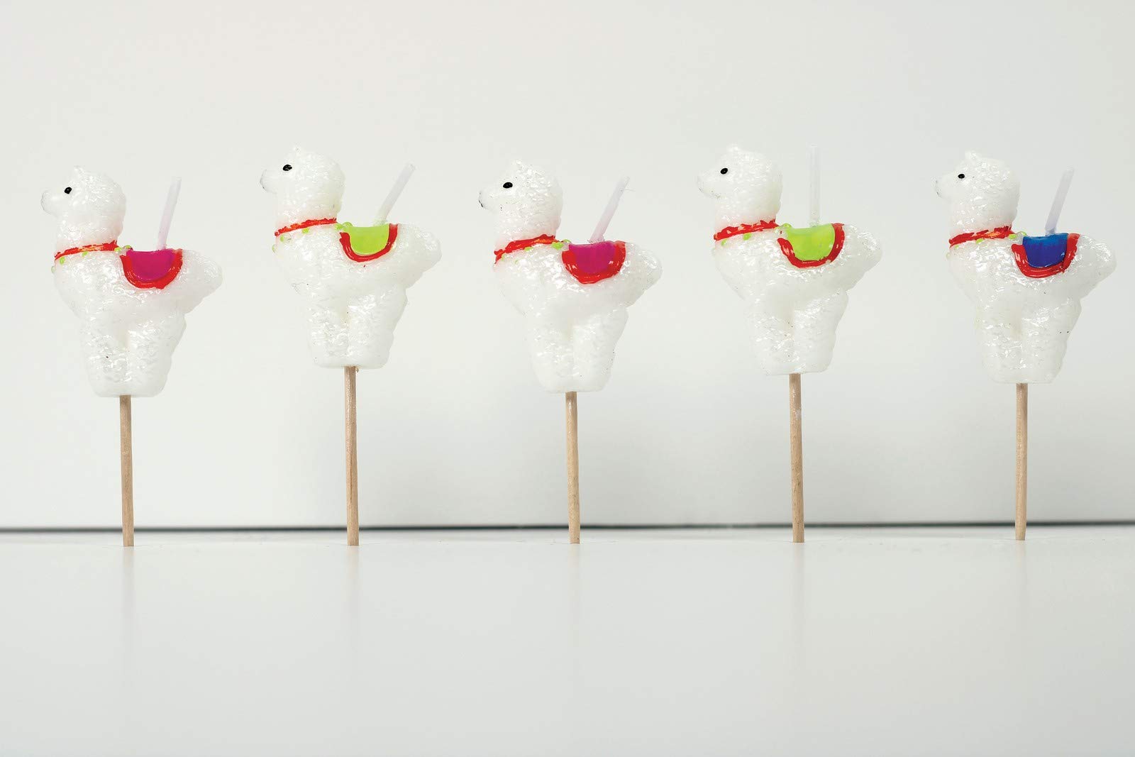 Smiling Faces Birthday Candles for Cake Topper Decoration Design Animals Pirate Football 1 30 40 50 21 Number Candle Easy to Use Perfect for Parties & Special Occasions – Llama