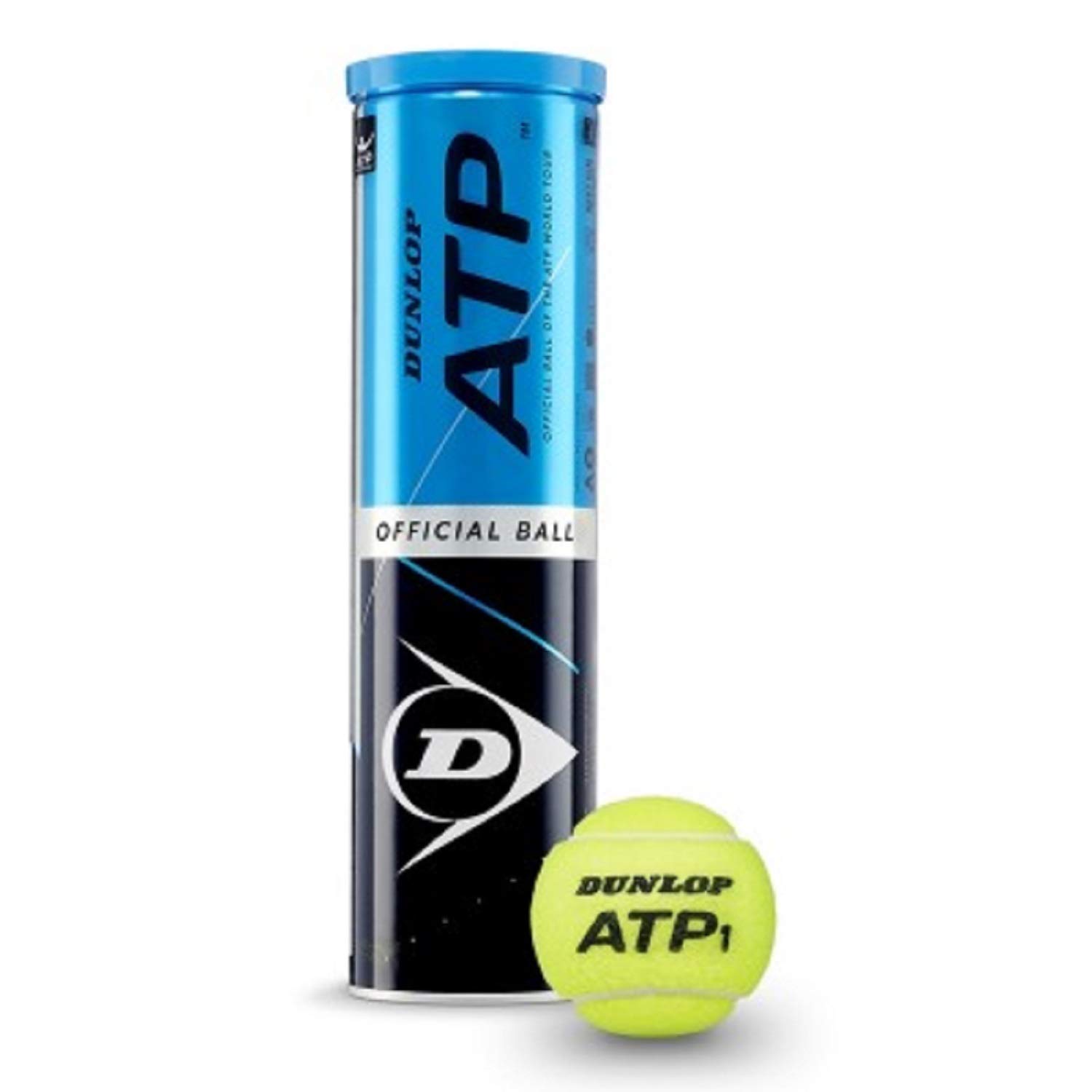 New 2020 DUNLOP ATP Super-Premium Tennis Balls - Match Ball - Tubes of 4 - Multi Packs (1 Tube)