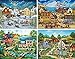 MasterPieces Bonnie White Collection - Folk Art 12 Pack Jigsaw Puzzles