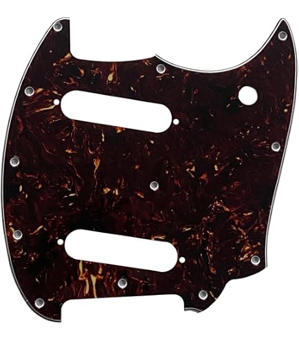 Pickguard 8 Trous Pour Fender Telecaster Japan - 4 Plis Brun Tortoise - Protection Et Style Rétro - 3