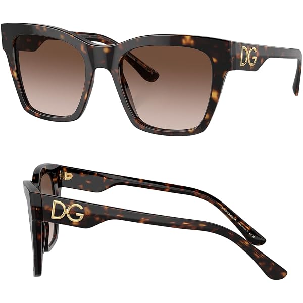 Amazon.com: DOLCE & GABBANA DG4384 Square DG Logo Acetate