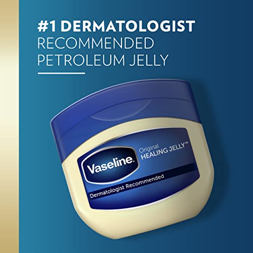 Vaseline Petroleum Jelly Original 3 Count Provides Dry Skin Relief And Protects Minor Cuts