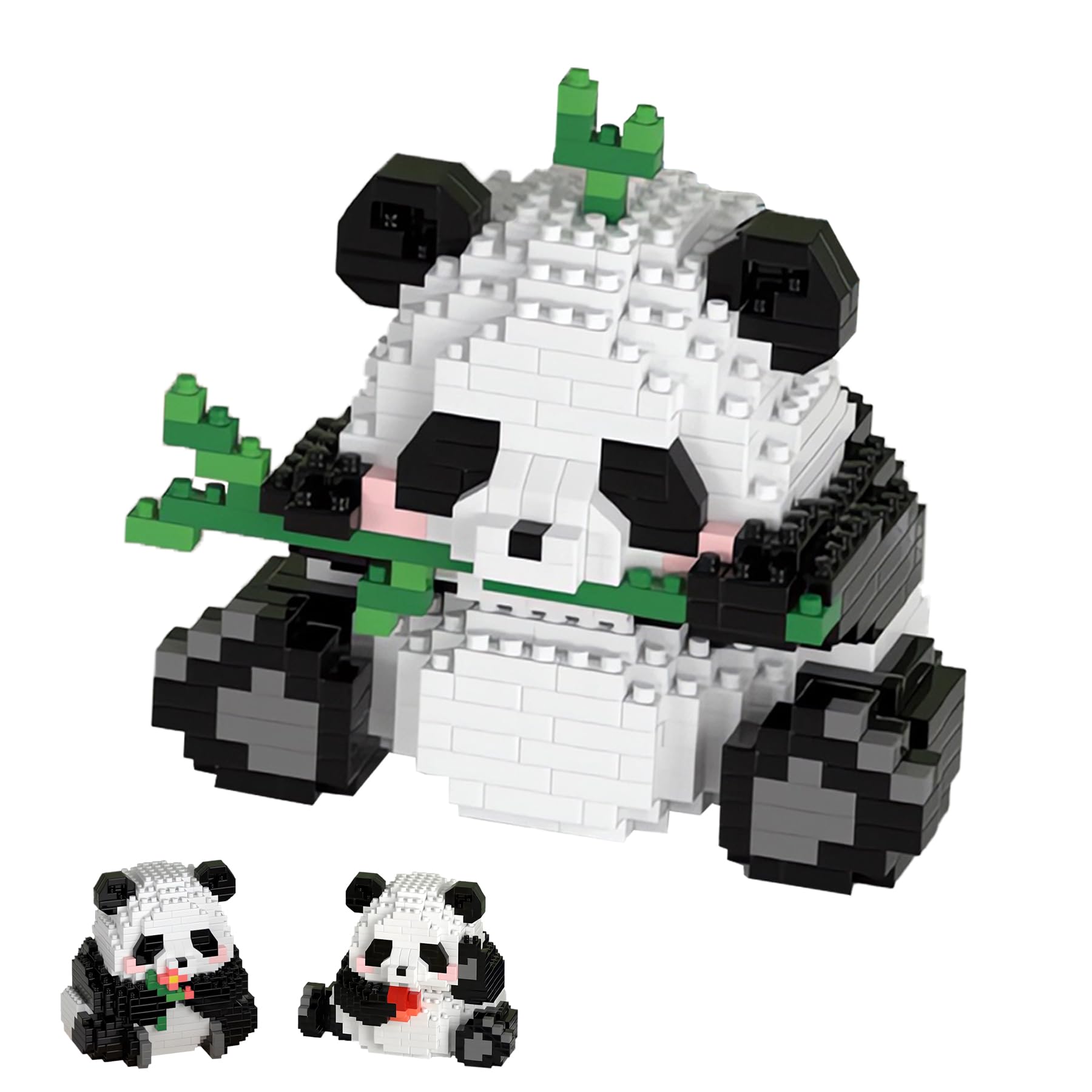 Panda Mini Building Blocks Set, Cute Animals Building Set, Suitable for Children 9+