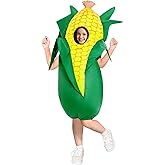 Spinosaurus Thanksgiving Inflatable Corn Costume for Kids Inflatable Food Costumes Halloween Funny Costume Blow Up Costumes for Boys Girls