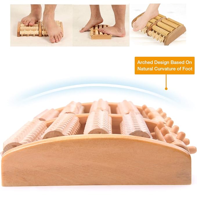 IREGRO wałek do masażu stóp, łagodzi ból łuku stopy i ...