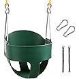 RedSwing High Back Toddler Bucket Swing Seat with Coated Chains, Heavy Duty Kids Swing Seat for Outside, Playground, Backyard, Swing Set Accessories