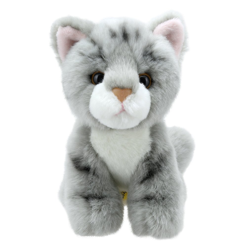 Wilberry Mini 15cm Grey Cat Soft Toy Amazon.co.uk Toys & Games