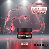 Vasso Resist Hair Styling Wax Water Based Gel Red Strong Hold Easy Washout 1 view 2