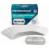 Personna GEM Platinum Diamond Glide Double Edge Razor Blades, 100 Count, Surgical-Grade Stainless Steel Safety Razor Blades for Smooth Wet Shaving