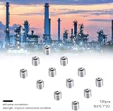 Walfront M4x0.7 Stainless Steel 304 Thread Inserts Coil Wire Repair Kit 100Pcs view 5