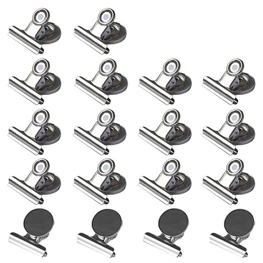 autidefy 18 pcs imán de nevera fuerte gancho Clips Mini cabeza ...