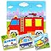 INTELLITOYZ 1 Set of 4: 9 Piece Wooden Emergency 911 Vehicles Puzzles. Kids Colorful Educational Jigsaws Include Fire Truck, Ambulance, Police Car an