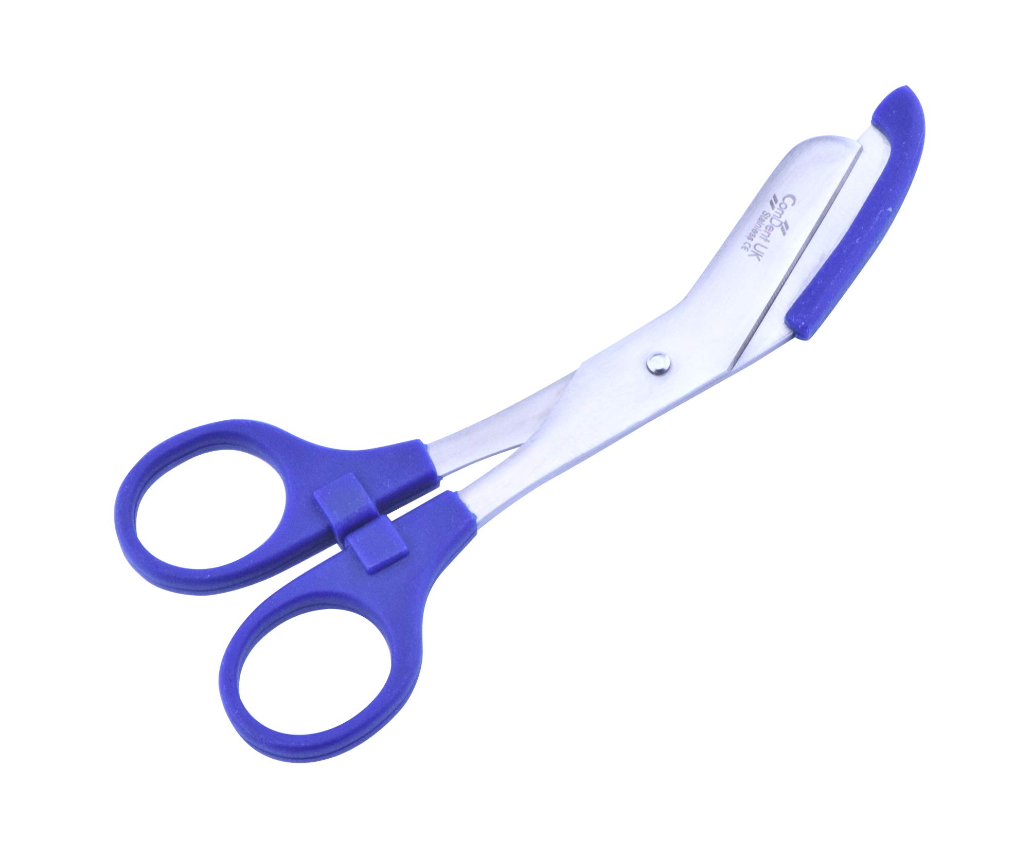 Bandage Scissors Round Tip for Nurses,Veterinary and Home Use with with Colored Safety Guard 5 -Colors (Blue)