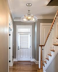 EAPUDUN 3-Light Farmhouse Semi Flush Mount Ceiling