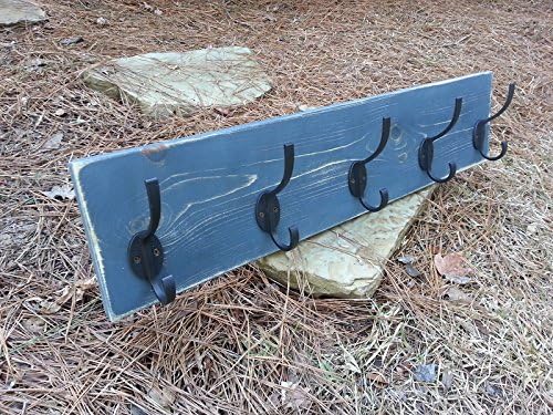 Rustic Wood Coat Rack
