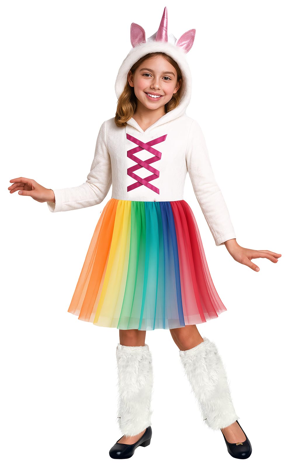 FIESTAS GUIRCA Unicorn Fancy Dress Costume Child Girl Size 3-4 Years
