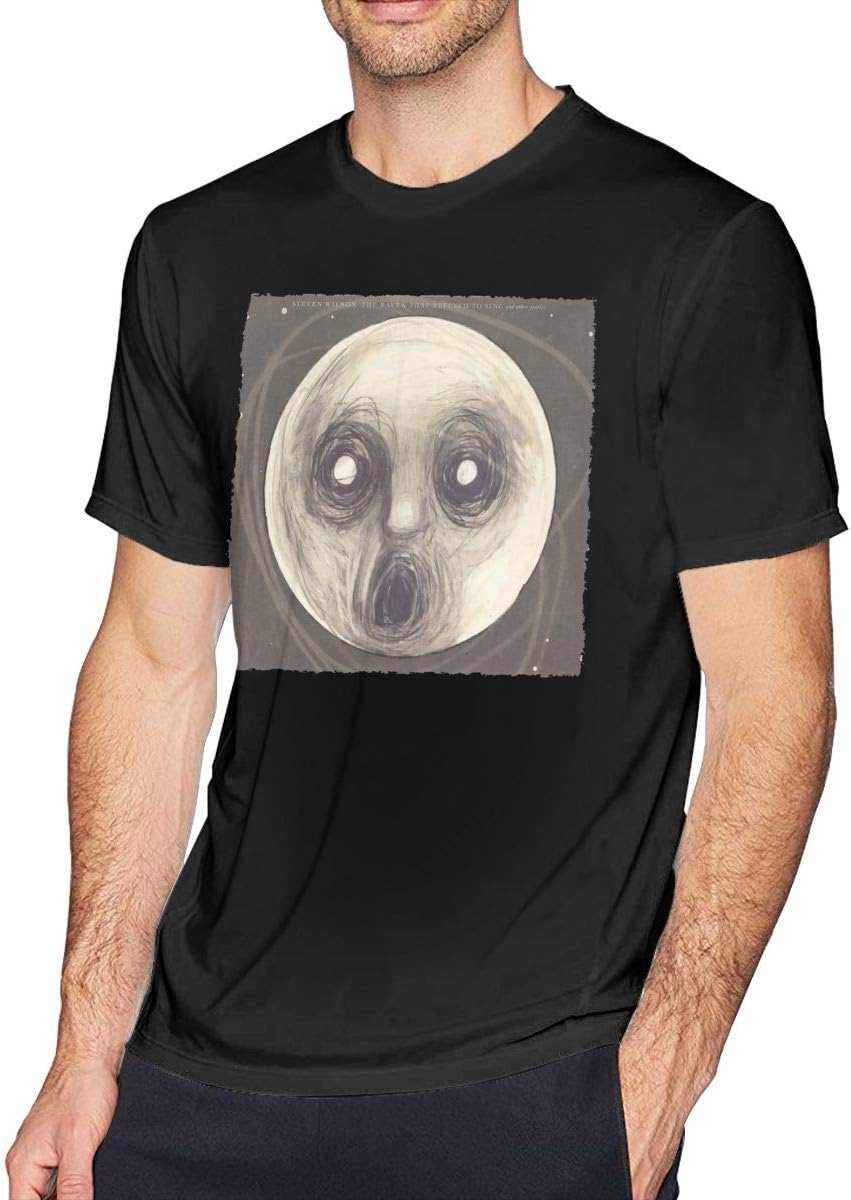 OLIVIA HARPER Mens Particular Steven Wilson Tshirt Black