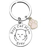 Davrock Dog Mom Gifts for Women Cat Mom Gifts for Women New Puppy Fur Baby Owners Cat Lover Mama Engraved