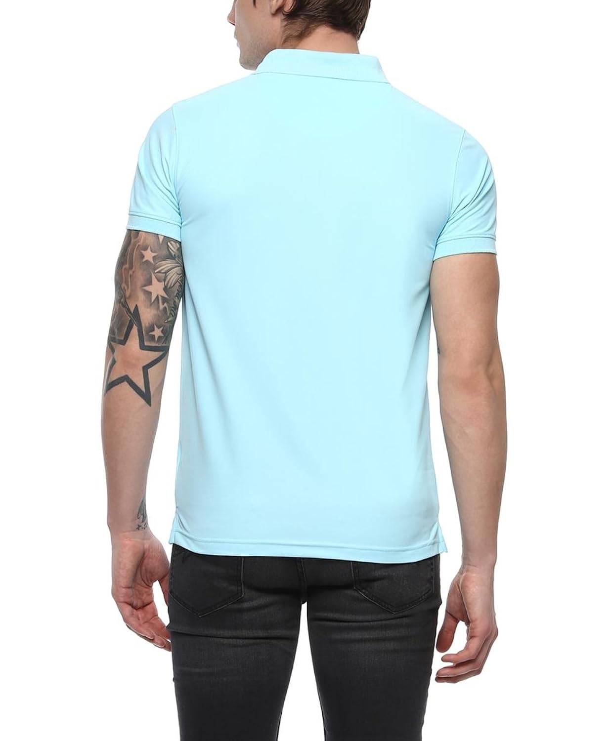 american crew men's polyester polo t-shirt blue_medium