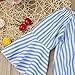Vovotrade Toddler Baby Girl Off Shoulder Stripe T Shirt Top+Jeans Pants Outfit Clothes Set