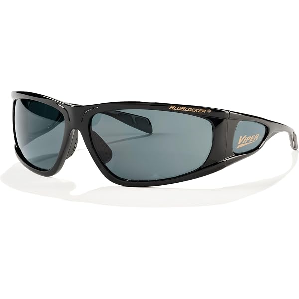 Amazon.com: BluBlocker, Black Viper Sunglasses with Scratch  display picture 1
