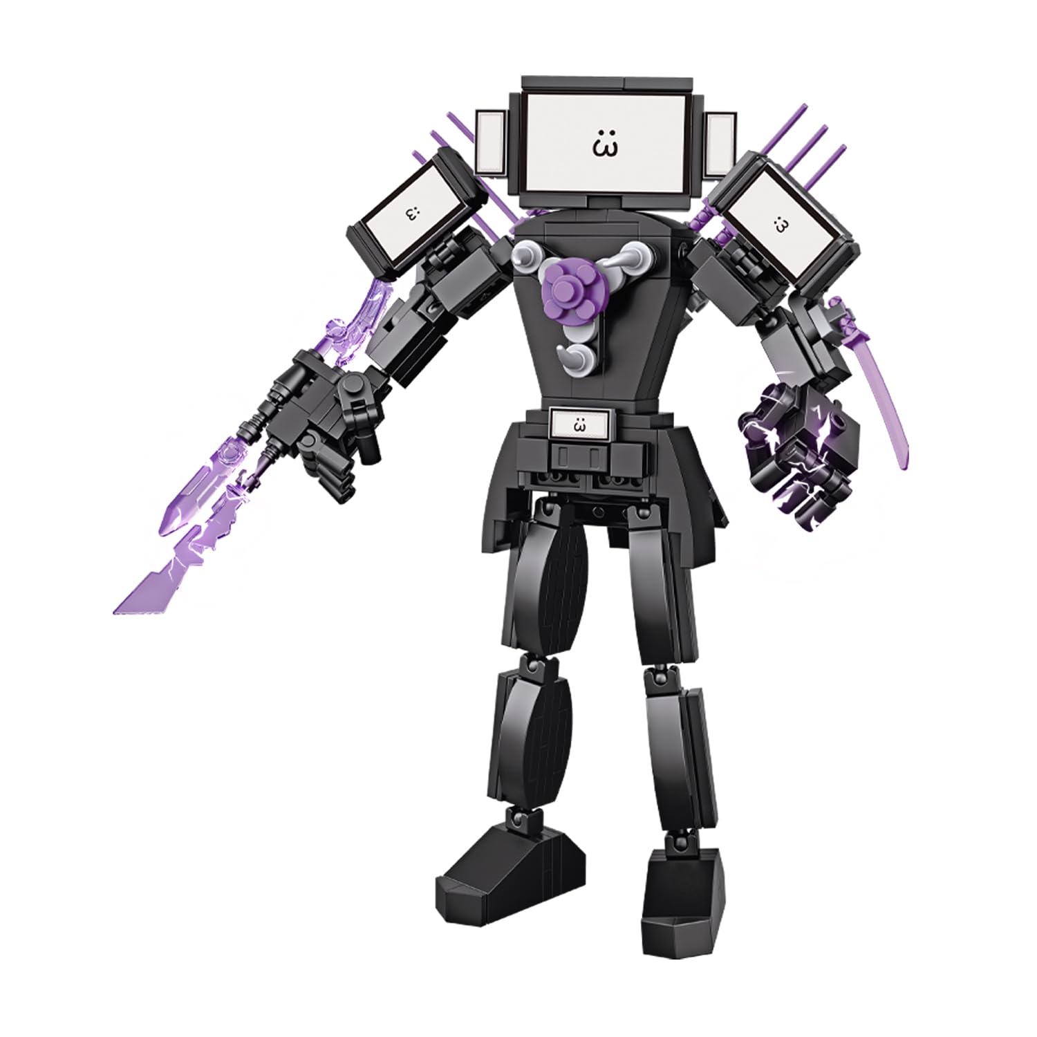 Gensly 365Pcs Ski-bi-di Building Block Toys, Toilet Game Cameraman Titan TV Man Clockman Figures, for Boys Girls, Gifts Collectible Decorations