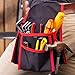 NoCry Professional Waist Tool Apron - with 2 Tool Pockets, 2 Bit Holsters, a Hammer Loop and an Adjustable Belt