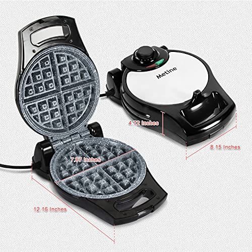 Metine Belgian Waffle Maker Electric Waffle Irons with Ultra Nonstick