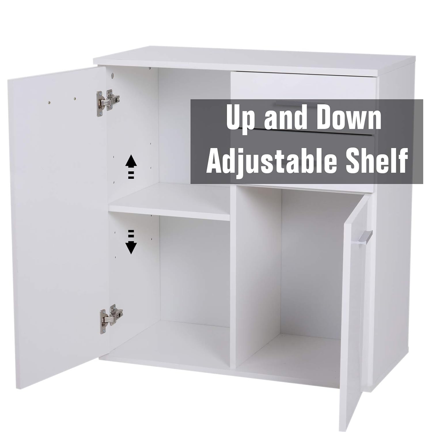 HOMCOM Armario Gabinete Mueble Organizador De Almacenaje Multiusos De