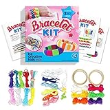 Premium Jewelry / Bracelet Making Kit for Smarter, Happier Children. Kids Crafts for girls 7+. Easy Craft Kits with 11 Bracelets.
