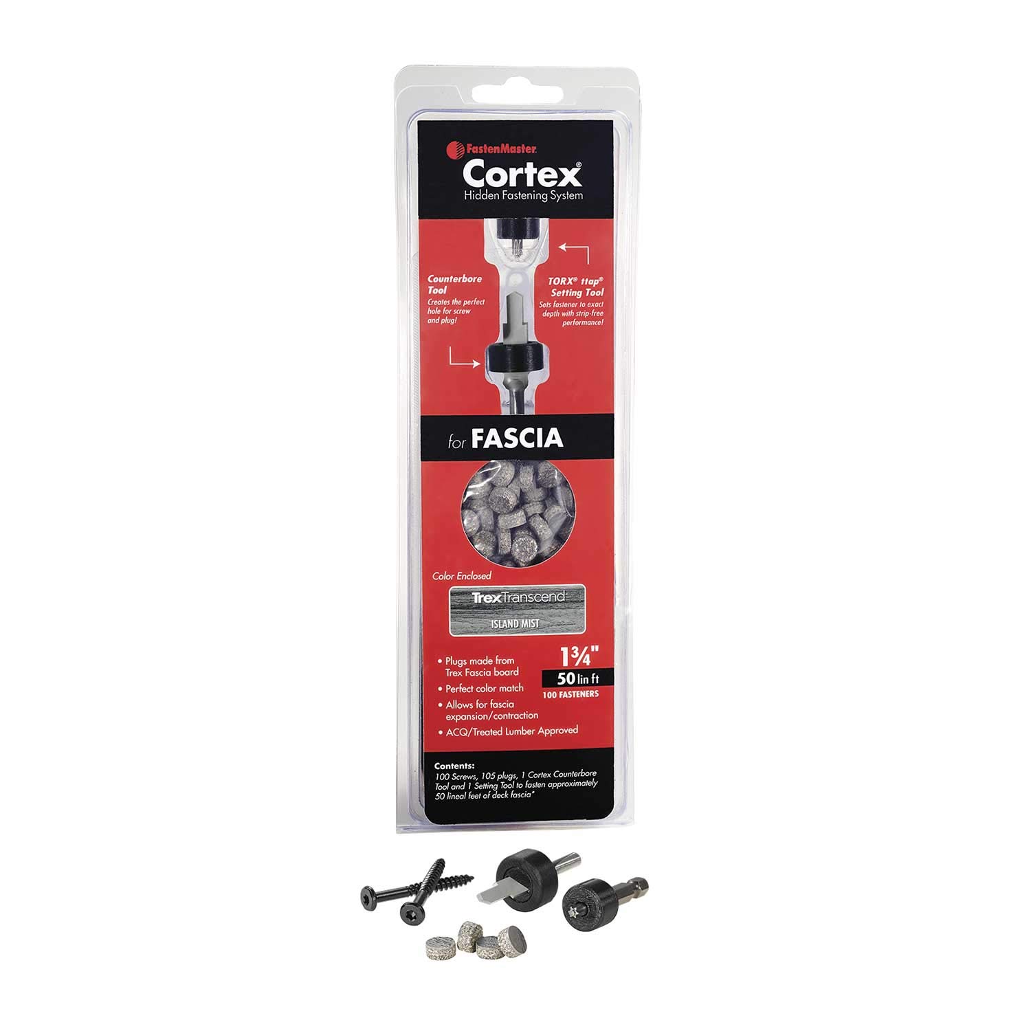 Fastenmaster Cortex Fastening System For Trex Fascia 50 Lf