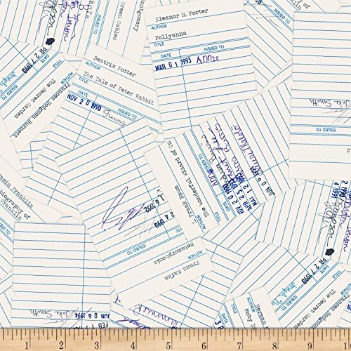 WINDHAM FABRICSJot Library Cards, On Loan Yard